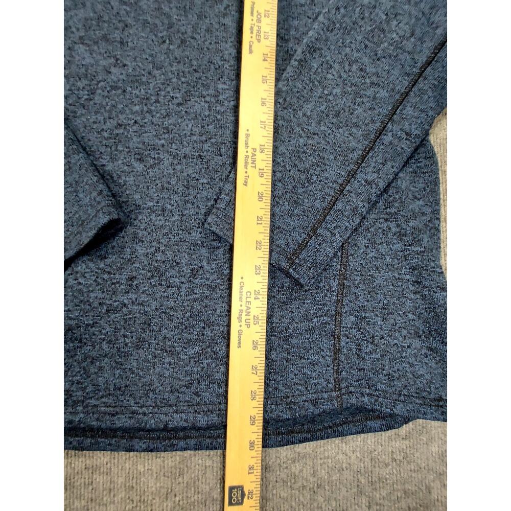 Men's 2XL Radiator Sweater Fleece 1/4 Zip Pullover Blue Heather 2X Mock Neck - Picture 2 of 7